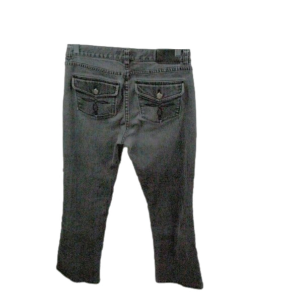 Lauren Ralph Lauren Black Fade Classic Bootcut Mid Rise Jeans Size 6 - Picture 3 of 5